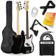 image 8 of 3rd Avenue Electric Bass Guitar Pack with Amp White
