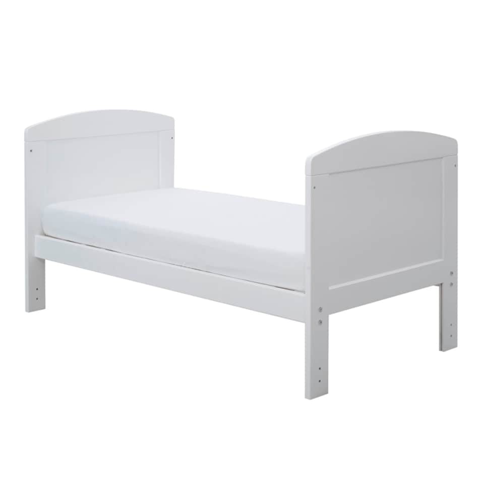 image 1 of Coleby Mini Cot Bed & Fibre Mattress - Adjustable Base with 3 Heights, Space-Saving Design, Suitable from Birth to Approx. 4 Years
