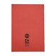 image 4 of Pack of 10 Rhino A4 48 Page Red with Pink Tinted Paper 8mm Lined with Margin Exercise Books