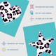 image 4 of Set of 3 Purple Leopard Pattern Heart Lightning Star Turquoise Wall Art Print A4