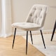 image 5 of Wicklow Ceramic Dining Table Brown/Black 140x75cm Included 4 Brooke Dining Chairs in Monza Beige