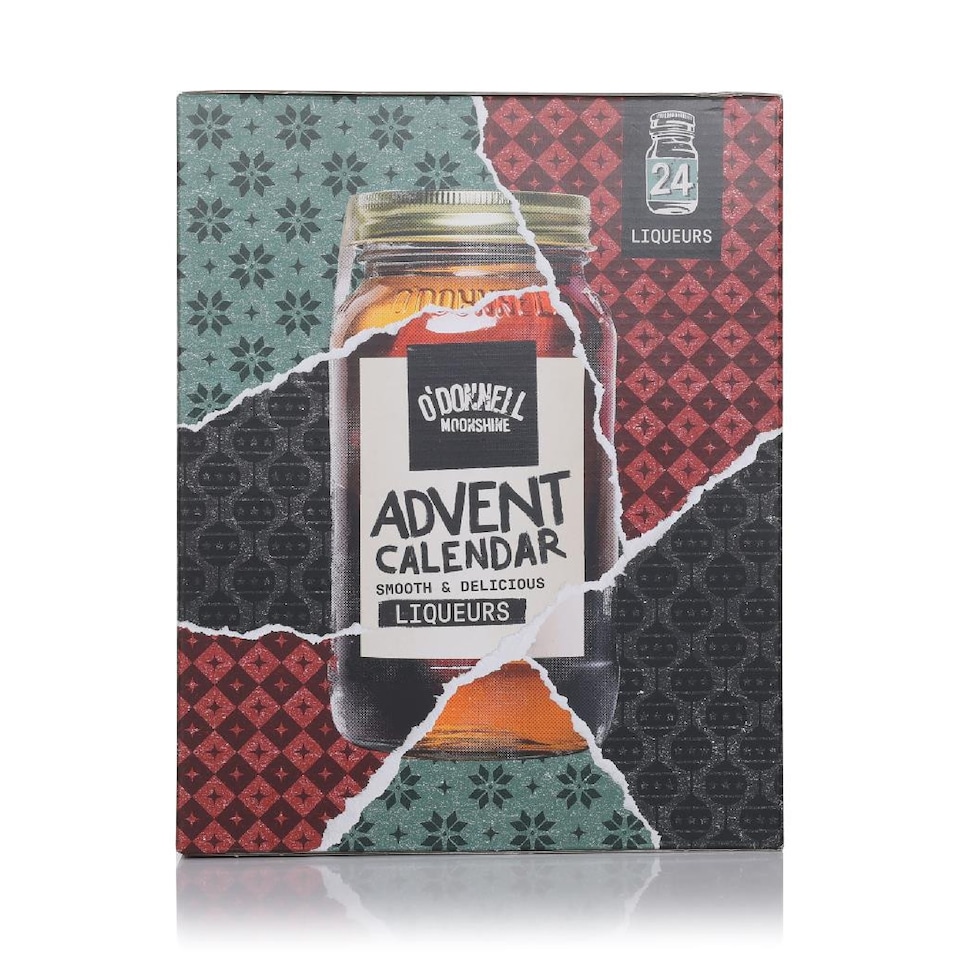 image 1 of ODonnell Moonshine Liqueur Advent Calendar 24 x 2cl | Clear