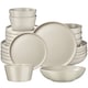 image 1 of Dinnerware Set Una - dinner set, incl. plates, bowls and mugs, for 6 people | Brown | taupe | 1