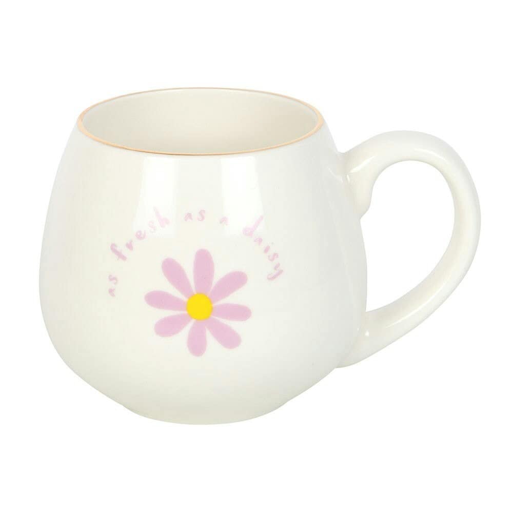 Something Different Fresh As A Daisy Rounded Mug - White - One Size
