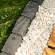 image 8 of Recycled Rubber Roman Stone Garden Border 1.2m - Grey - Pack of 1 | Grey | Grey | 1