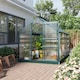 image 2 of Outsunny 6x10ft Walk-In Polycarbonate Greenhouse Plant Grow Galvanized Aluminium