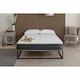 image 4 of Superior Cashmere All Foam Mattress - Plush Memory Foam Comfort | Grey | King