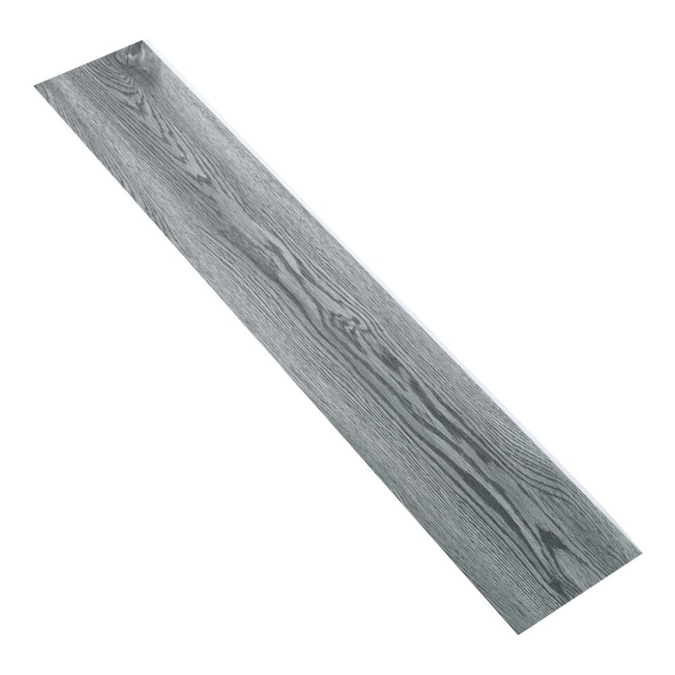 image 1 of Living and Home PVC Country Style Wood Effect Flooring Plank 7 Pcs - Grey