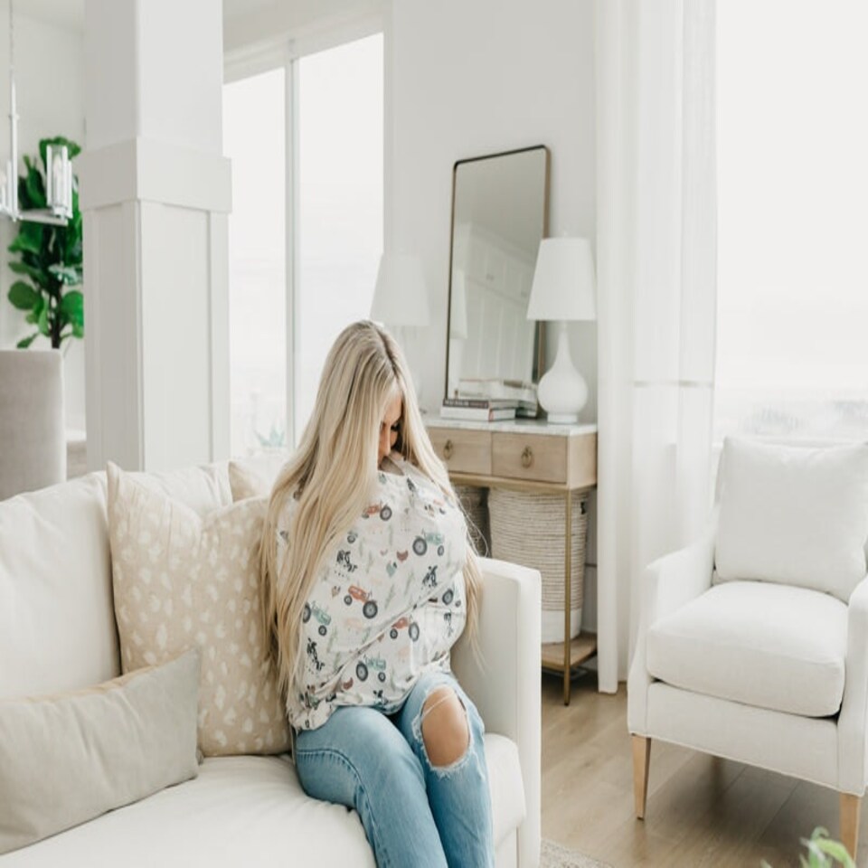 image 1 of Copper Pearl Nursing & Car Seat Cover Jo