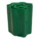 image 1 of Green Plastic Corrugated Garden Lawn Edging (9m x 15cm)