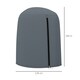 image 5 of Outsunny Hanging Egg Chair Cover Garden Swing Chair Cover Waterproof, Black Grey