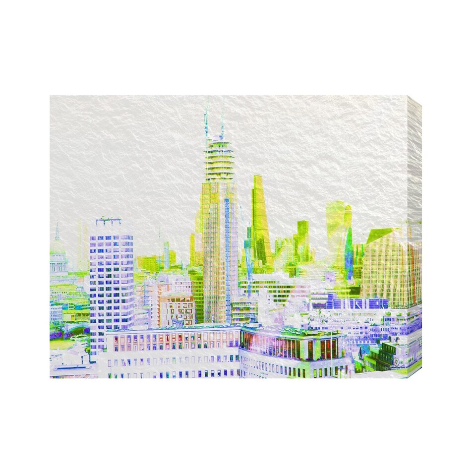 image 1 of Shard View With A Difference (Canvas Print) 60" x 30"