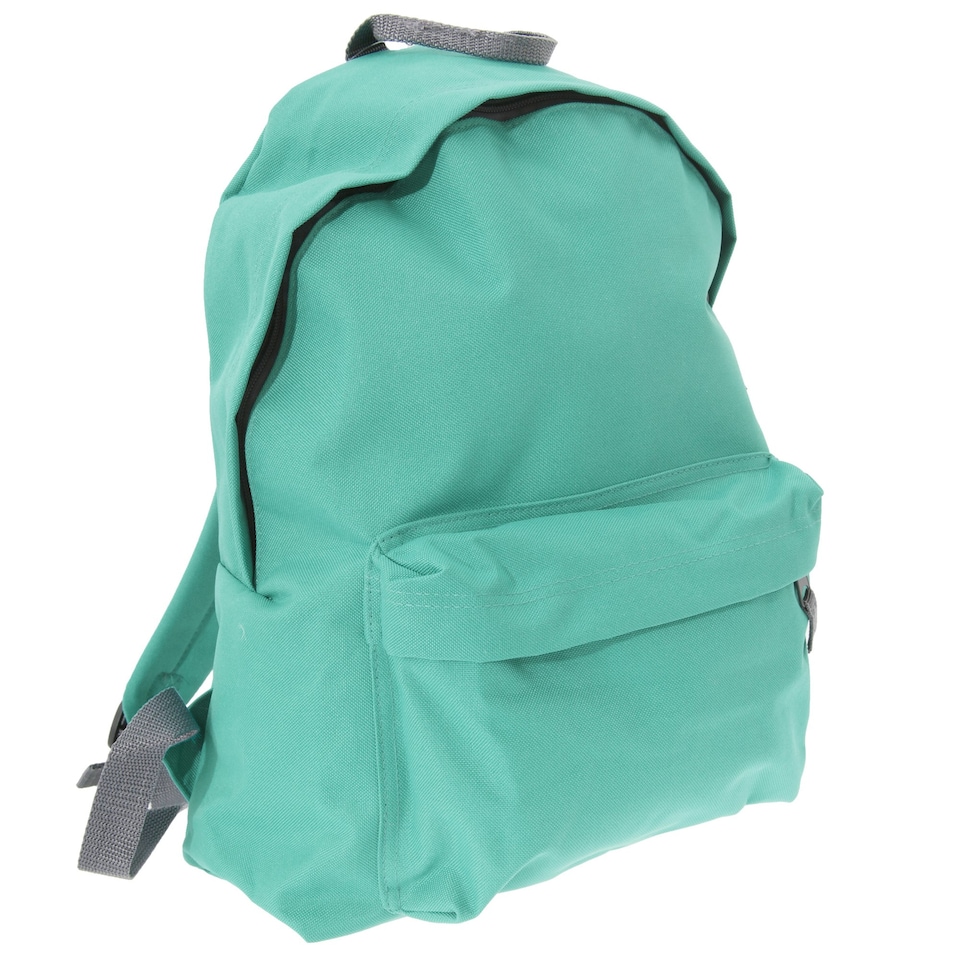 Bagbase Fashion Backpack / Rucksack (18 Litres) - Mint/Light Grey - One Size