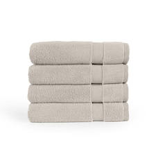 Martex 100% Cotton Silver Hand Towels (Pack of 4) Silver | Hand towel