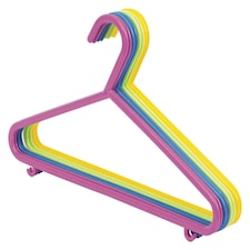 Ashley Plastic Children's Hangers - Multi - Pack of 8
