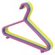 image 1 of Ashley Plastic Children's Hangers - Multi - Pack of 8