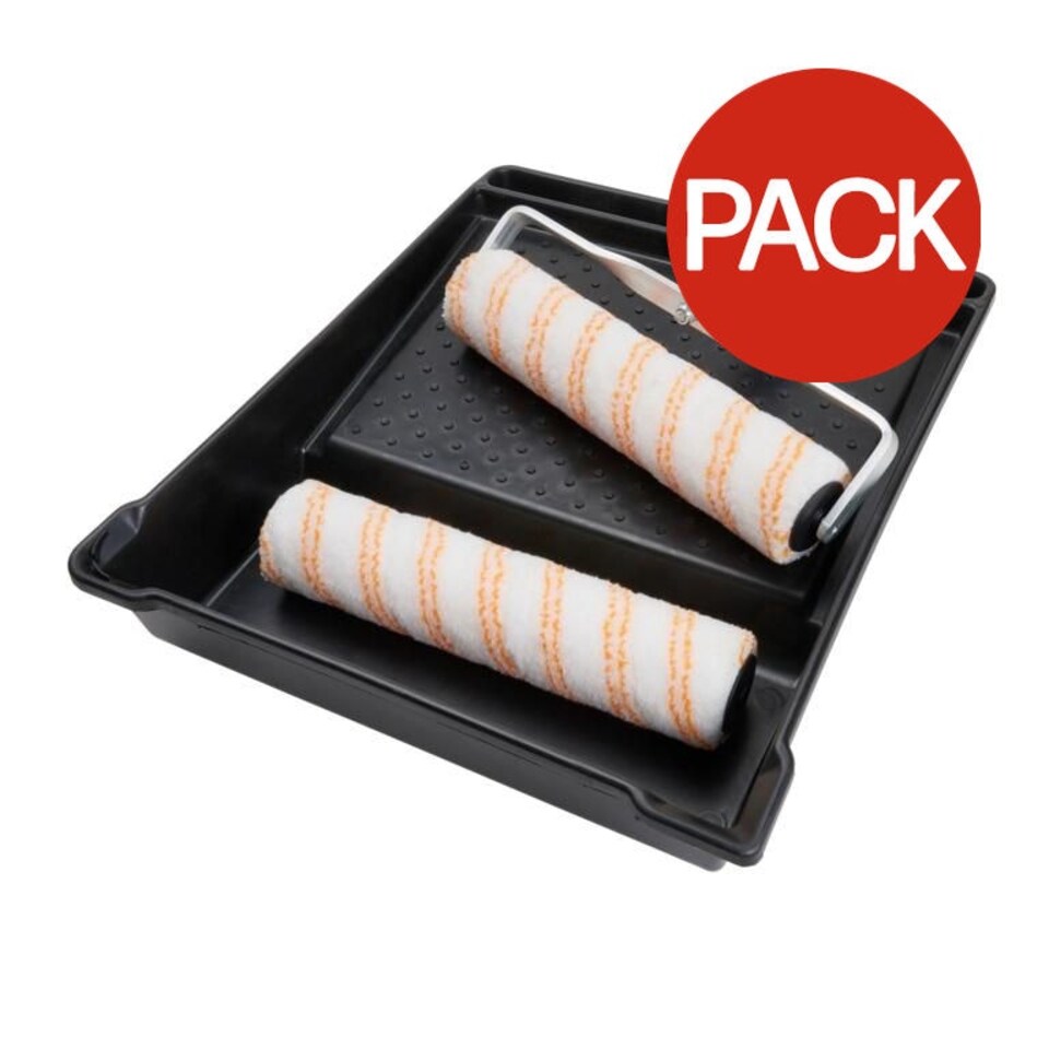 Hamilton For The Trade Paint Roller Set (Pack of 4) - White/Yellow - One Size