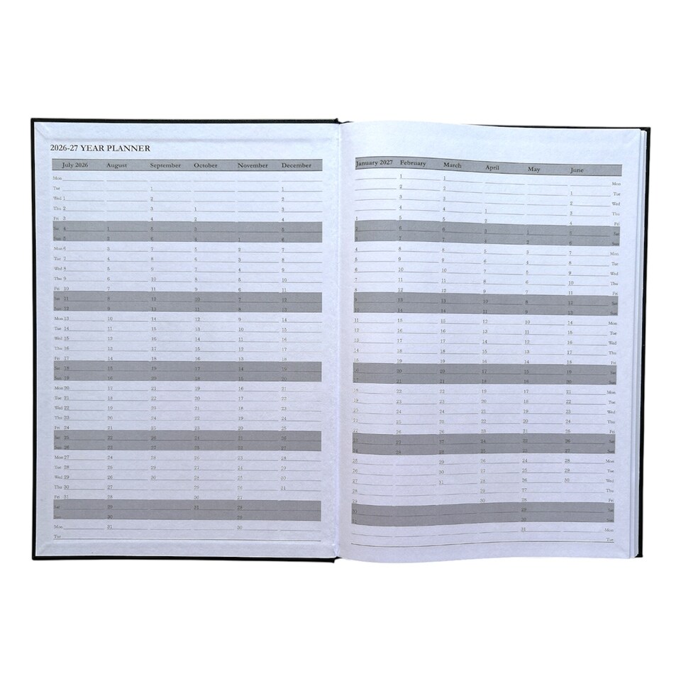 image 1 of Janrax 2026-2027 A4 Week To View Blue Academic Diary