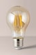 image 2 of ValueLights E27 Pack of 3 4W Amber Filament Standard Warm White LED Bulbs | Clear