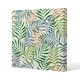 image 1 of Green Tropical Palm Leaves (Canvas Print) 90 x 90 x 4cm