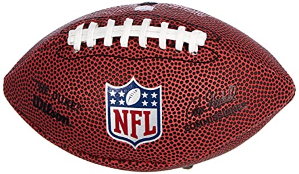 image 1 of Wilson Men's Nfl Football Duke Replica, Brown, Micro