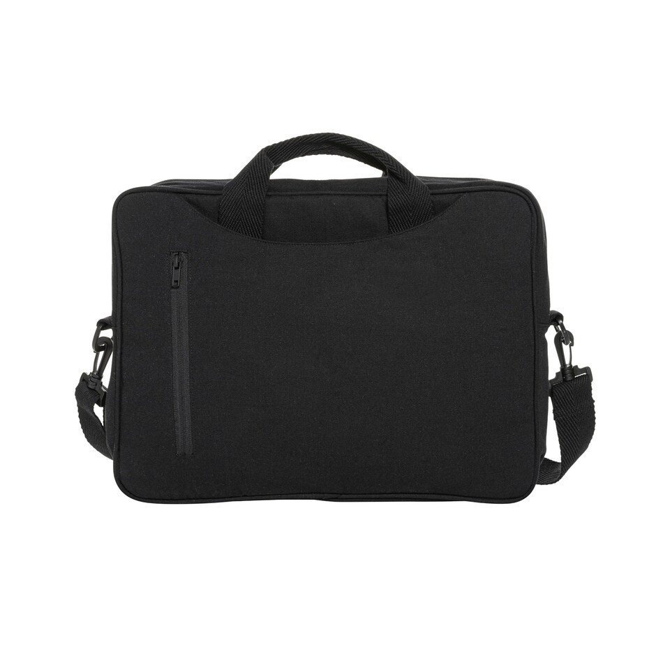 image 1 of XD Collection Laluka Recycled Cotton Aware Laptop Bag - Black - One Size | Black