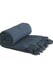 image 3 of Honeycomb Throw 70 X 100  inch Navy