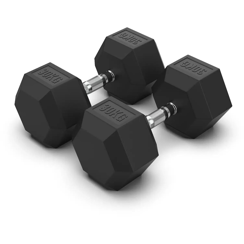 image 1 of GYM SETS UK Hex Dumbbell Pairs- (2 x 30kg (60kg))