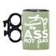 image 1 of Powered By A*s Not Gas Bike Mug - Mens Gift