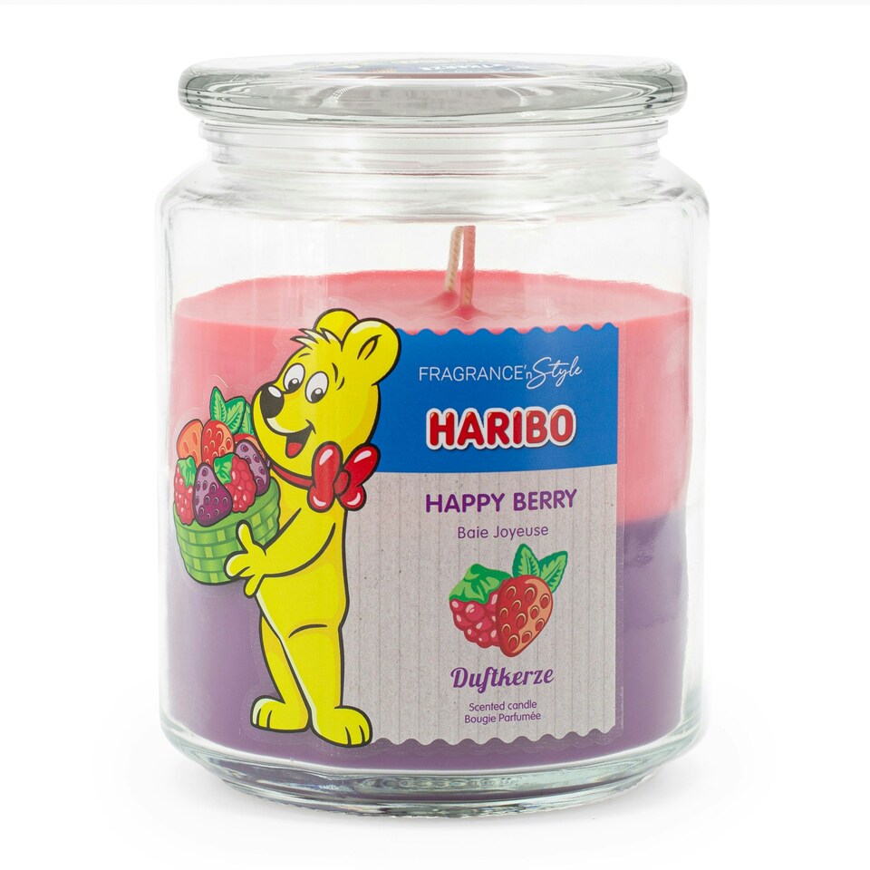 Haribo Scented Candle Happy Berry - 510g Multi
