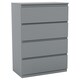image 10 of Vida Designs Denver 4 Drawer Chest of Drawers Bedroom Storage, Grey