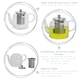 image 2 of Argon Tableware Glass Infuser Teapot - 800ml