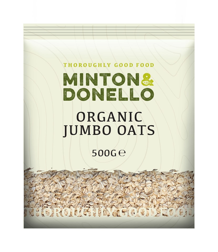 image 1 of Minton & Donello Organic Jumbo Oats 6 x 500g | Multi