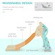 image 3 of HOMCOM 2 in 1 Kids Slide with Basketball Hoop 18 months -4 Years Old Deer Blue