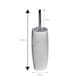 image 6 of Ripple White Textured 4 Piece Bathroom Accessory Set | White | White | 1