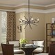 image 3 of Carnegie 6 Light Ceiling Pendant Western Bronze Finish, E27