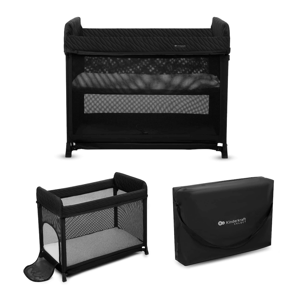 image 1 of Kinderkraft Moon Dream Travel Cot