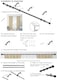 image 7 of 19 mm Extendable Metal Curtain Pole Rods - White (Crook Finials, 70-120 cm)