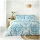 image 2 of VELVETIO Margaux Printed Duvet Cover Set Reversible Polycotton Easy Care Beddings Blue | King