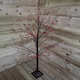 image 3 of 120cm 4ft Christmas Lit Black Twig Tree Red Berry 400 Warm White LED