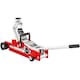 image 1 of HOMCOM Hydraulic Low Profile Floor Jack, 2.5 Tonne Heavy Duty Steel Trolley Car Jack Lift with 80-360 mm Lifting Range, Wheels, Top Handle, Red