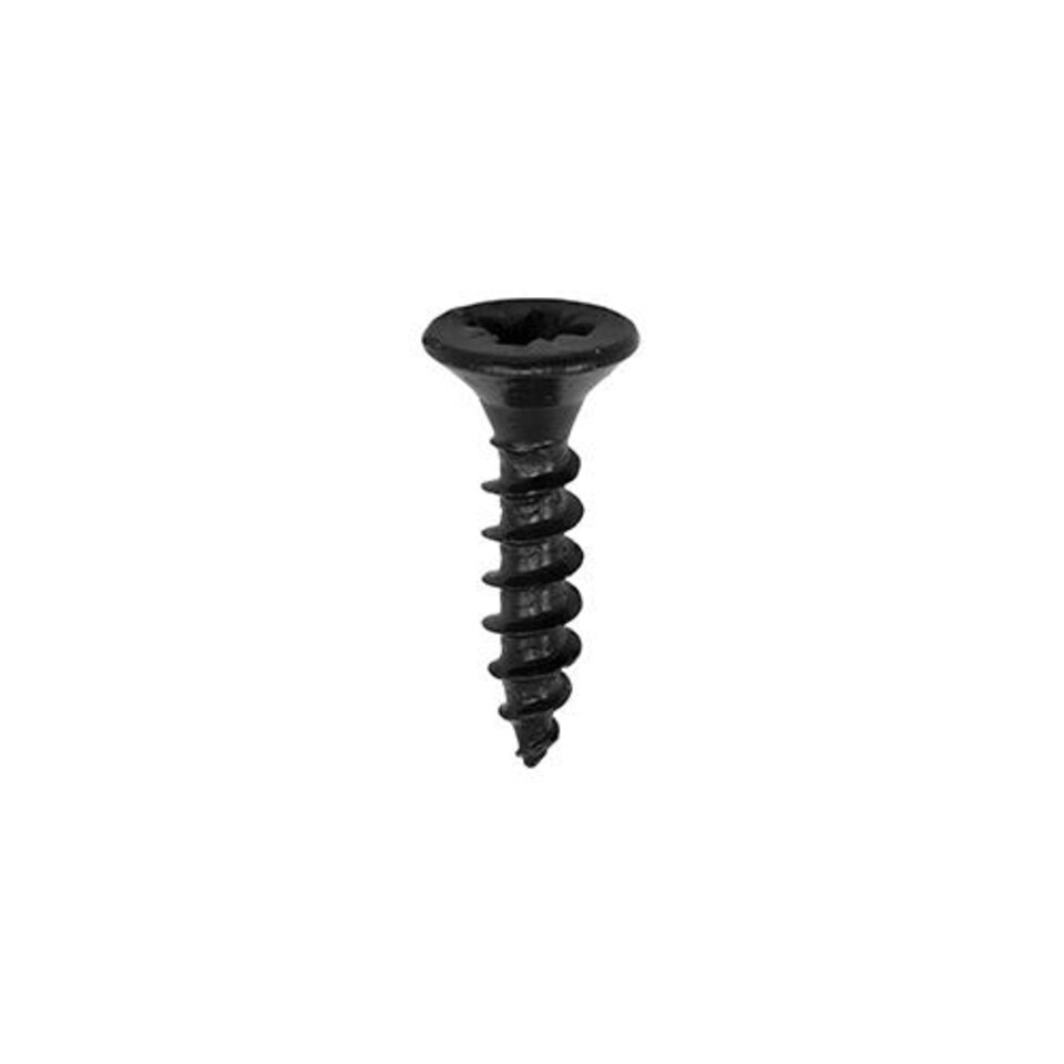 image 1 of Timco - Classic Multi-Purpose Screws - PZ - Double Countersunk - Exterior - Black Organic (Size 3.5 x 16 - 200 Pieces)