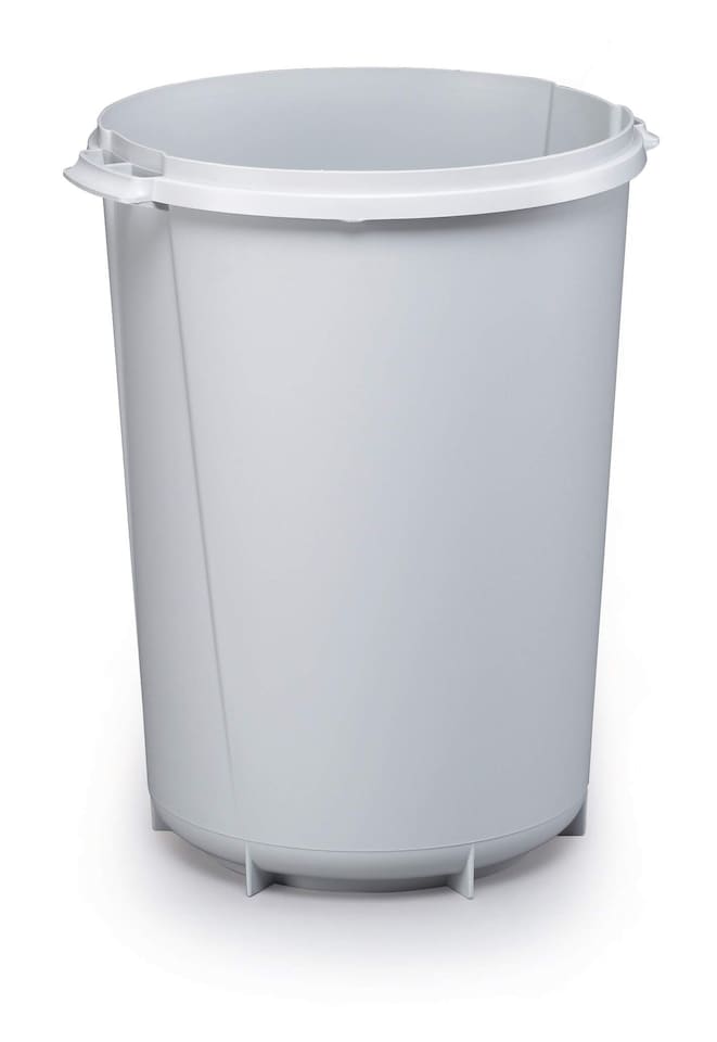 image 1 of Durable 40L Round Waste Bin Grey | Strong Food Safe Bin | DURABIN | Grey
