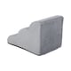 image 6 of Living and Home Non-Slip Pet Steps with Removable Washable Cover for Cats & Dogs | Grey | Grey | 1