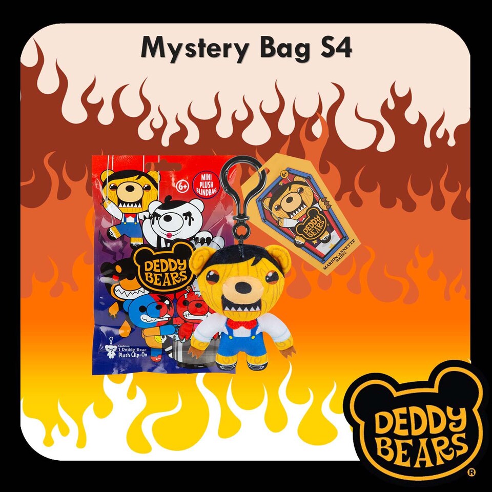 image 1 of PMS Deddy Bears Mystery Bag Soft Toy 15cm x 8cm - Halloween Collectible