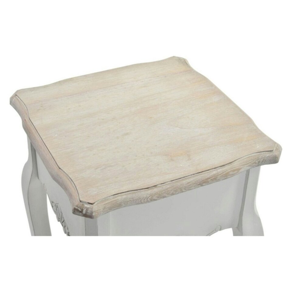image 1 of Side table DKD Home Decor Versalles Fir Wood White 35 x 35 x 80 cm N/A