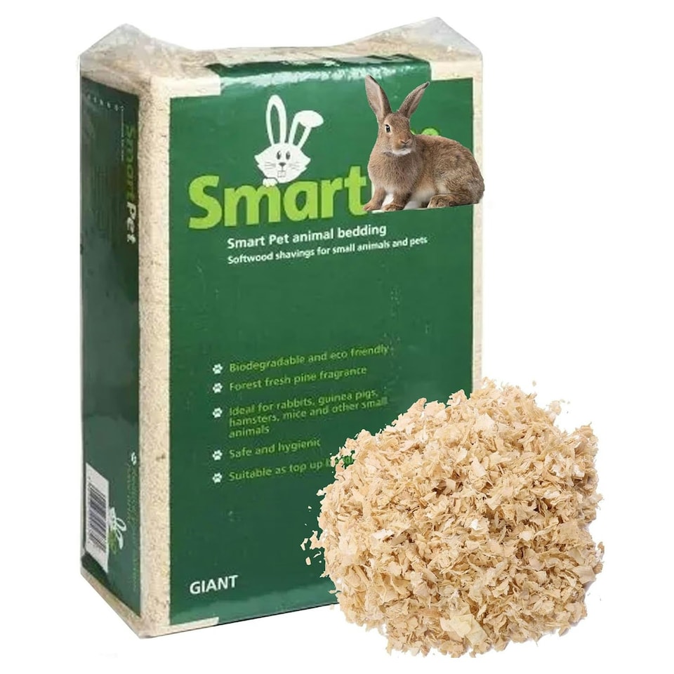 image 1 of 3 x 4KG Soft Wood Shaving For Pet Bedding Ideal For Small Pets & Animals