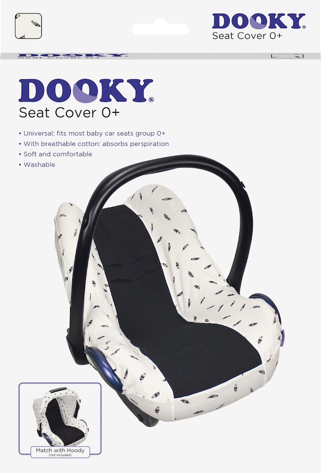 image 1 of Dooky Baby Car Seat Cover, Universal Group 0+ Cotton Cover for Infant Car Seats