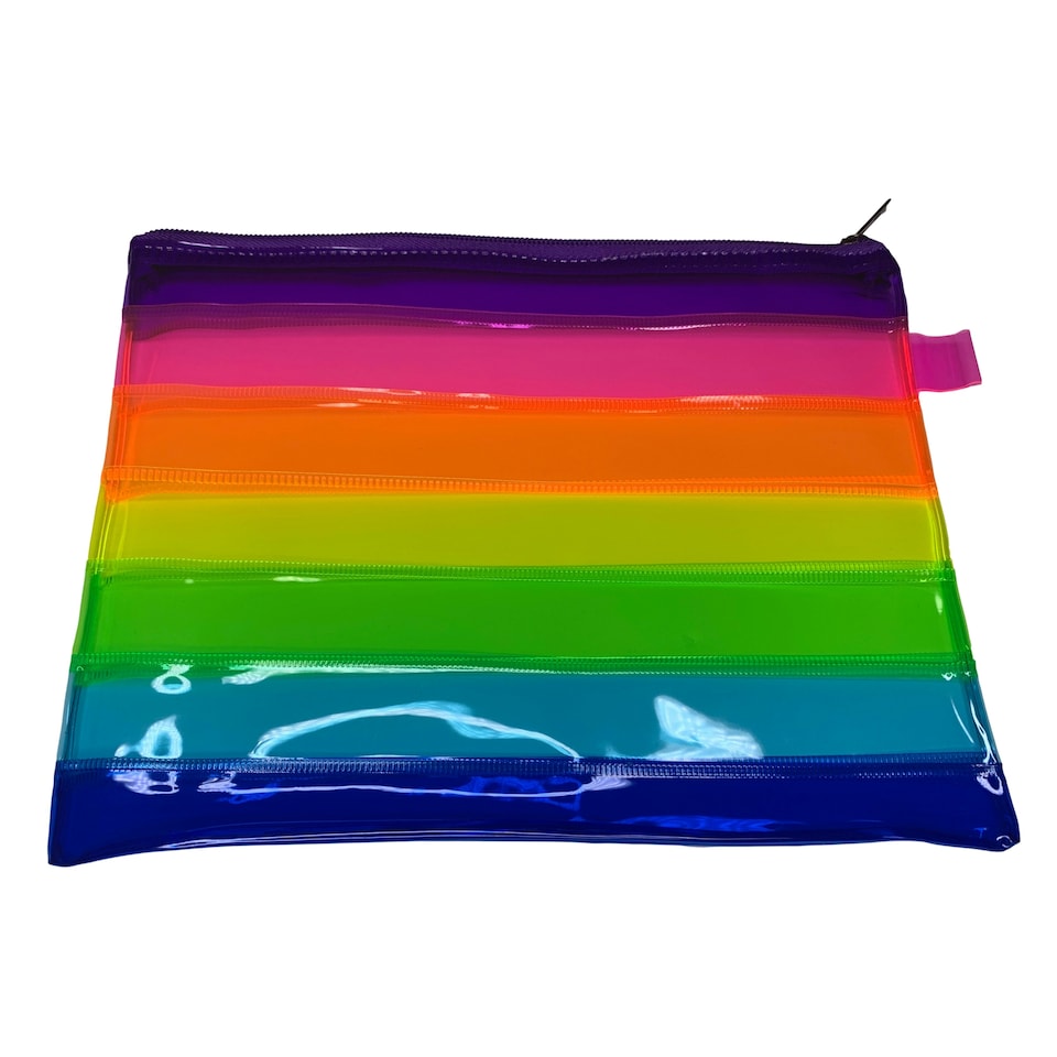 image 1 of A5 Rainbow Coloured Rainbow Pencil Case