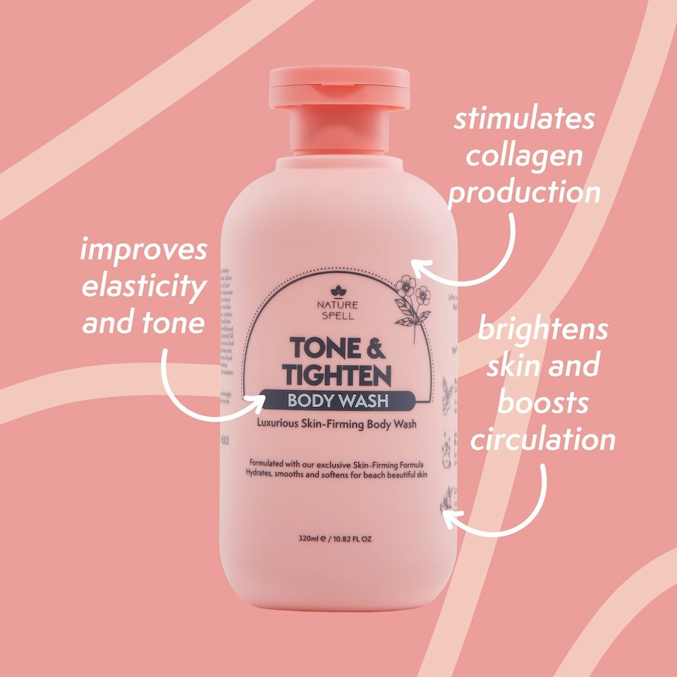 image 1 of Nature Spell Tone & Tighten Skin-Firming Body Wash for Body and Bum